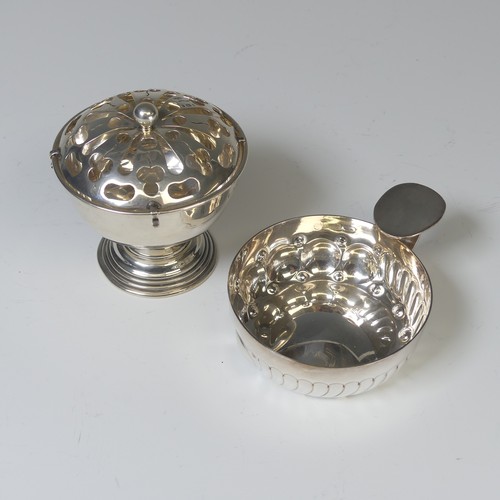 50 - An Elizabeth II silver Tastevin, by&nbsp;W A Humphries Ltd., hallmarked Birmingham 1977, of traditio... 