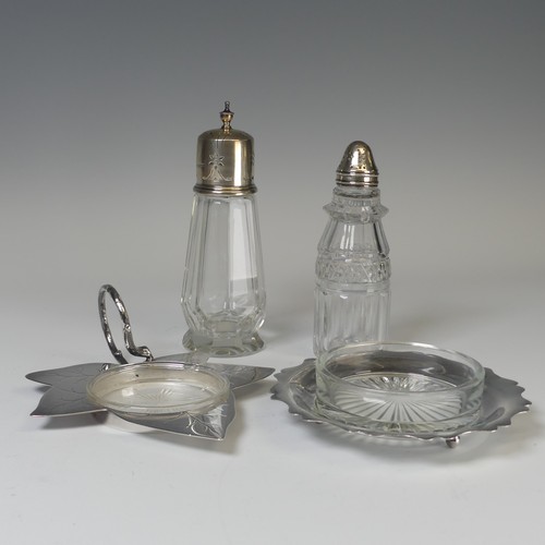 51 - A Victorian silver Butter Dish, by Martin, Hall & Co., hallmarked Sheffield, 1892, in the form o... 