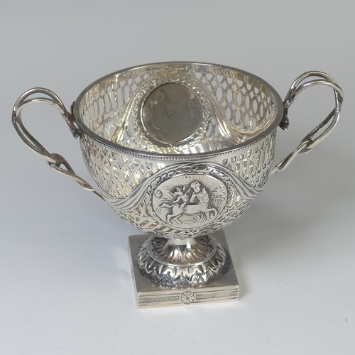 36 - A late Victorian silver Sugar Bowl,&nbsp;by George Nathan & Ridley Hayes, hallmarked Chester 189... 