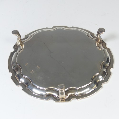 29 - A George II silver Waiter, by John Tuite, hallmarked London 1731, of shaped circular form and raised... 