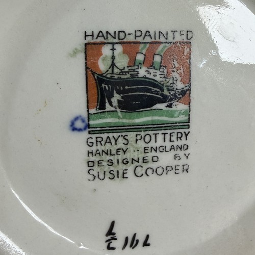 A collection of Susie Cooper Art Deco Services, comprising; 'Columbine ...