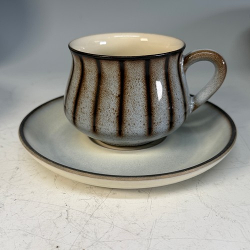36 - A collection of Denby Stoneware 'Studio' pattern, nineteen pieces in total, including; divided servi... 