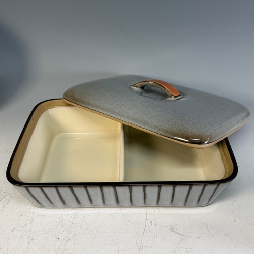 36 - A collection of Denby Stoneware 'Studio' pattern, nineteen pieces in total, including; divided servi... 