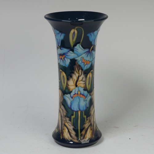 109 - A Moorcroft Pottery ‘Blue Rhapsody’ pattern Vase, by Philip Gibson, dated 2001, for the ‘Moorcroft C... 