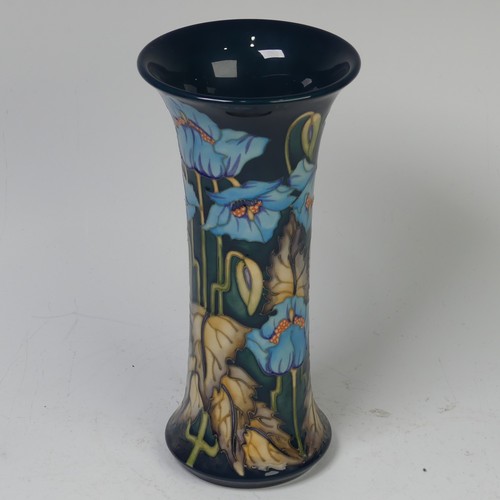 109 - A Moorcroft Pottery ‘Blue Rhapsody’ pattern Vase, by Philip Gibson, dated 2001, for the ‘Moorcroft C... 