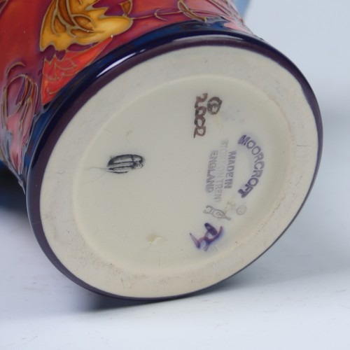 110 - A Moorcroft Pottery ‘Wanderers Sky’ pattern Vase, by Emma Bossons, dated 2002, impressed marks to ba... 