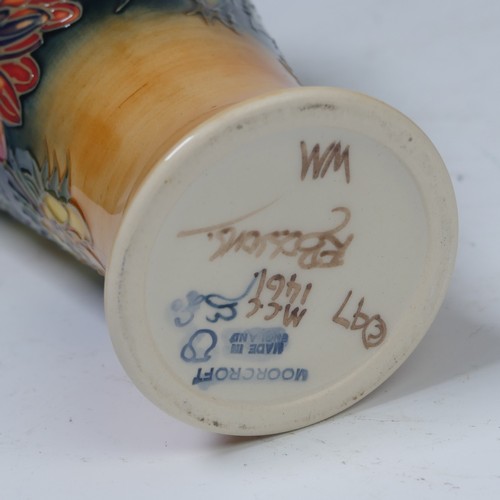 111 - A Moorcroft Pottery ‘Victoriana’ pattern Vase, by Emma Bossons, dated 1997, for the ‘Moorcroft Colle... 