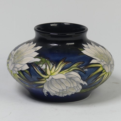 113 - A Moorcroft Pottery ‘Queen of the Night’ pattern Vase, by Anji Davenport, dated 2001, for the ‘Moorc... 