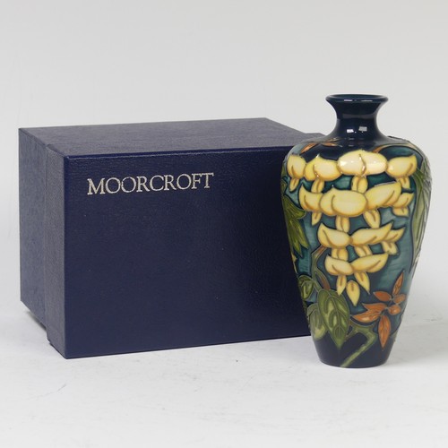 117 - A Moorcroft Pottery ‘Wisteria’ pattern Vase, by Philip Gibson, for ‘Moorcroft Collectors Club’, no.'... 