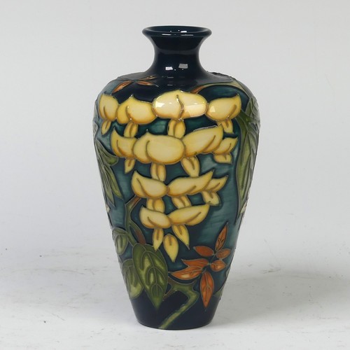 117 - A Moorcroft Pottery ‘Wisteria’ pattern Vase, by Philip Gibson, for ‘Moorcroft Collectors Club’, no.'... 