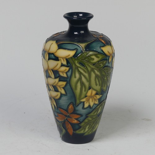 117 - A Moorcroft Pottery ‘Wisteria’ pattern Vase, by Philip Gibson, for ‘Moorcroft Collectors Club’, no.'... 