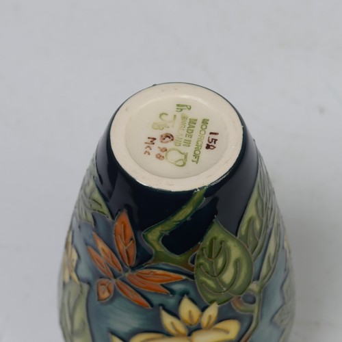 117 - A Moorcroft Pottery ‘Wisteria’ pattern Vase, by Philip Gibson, for ‘Moorcroft Collectors Club’, no.'... 