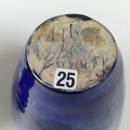 99 - A C. H. Brannam pottery motto Puzzle Jug, 20th Century, inscribed 'Within this Jug there is good Liq... 