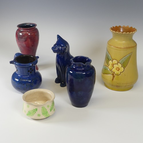 99 - A C. H. Brannam pottery motto Puzzle Jug, 20th Century, inscribed 'Within this Jug there is good Liq... 