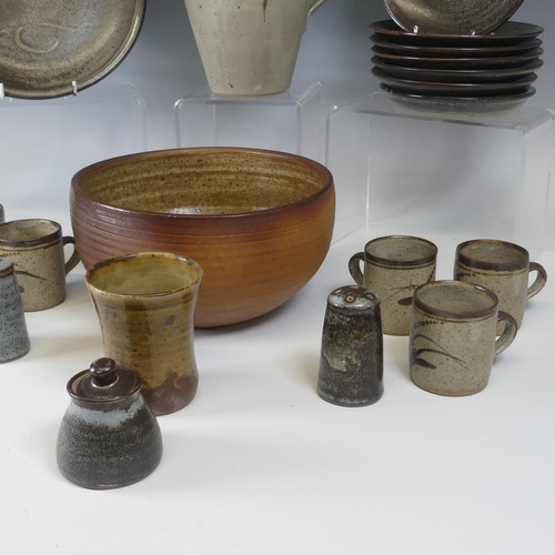 78 - David Leach (1911-2005), a Lowerdown studio pottery Teapot, having oatmeal glaze and tenmoku stylise... 