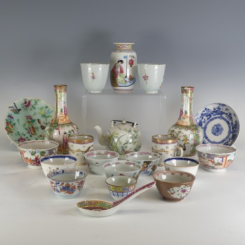 A group of Chinese porcelain Tea-wares, 18th century and later ...