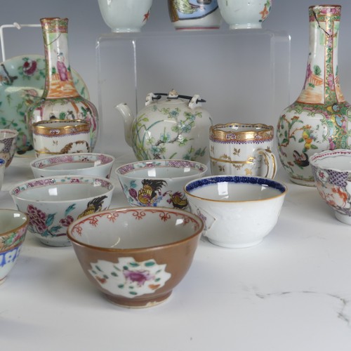 A group of Chinese porcelain Tea-wares, 18th century and later ...