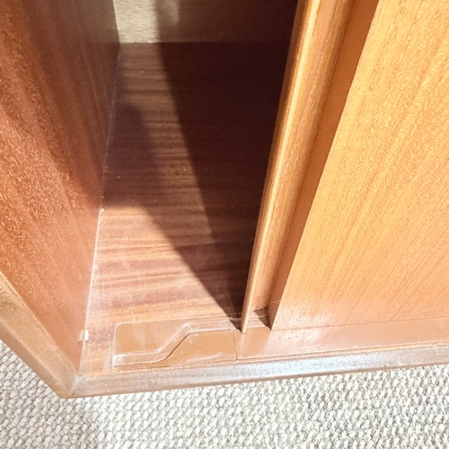8 - A G-plan Fresco teak Bookcase/Cabinet, W 76.5 cm x H 177 cm x D 46 cm.