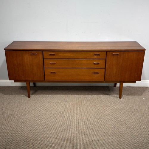 19 - Nathan Furniture; a mid-20th century retro teak Sideboard, circa 1960s, W 184 cm x H 76 cm x D 45 cm... 