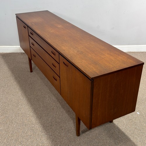 19 - Nathan Furniture; a mid-20th century retro teak Sideboard, circa 1960s, W 184 cm x H 76 cm x D 45 cm... 