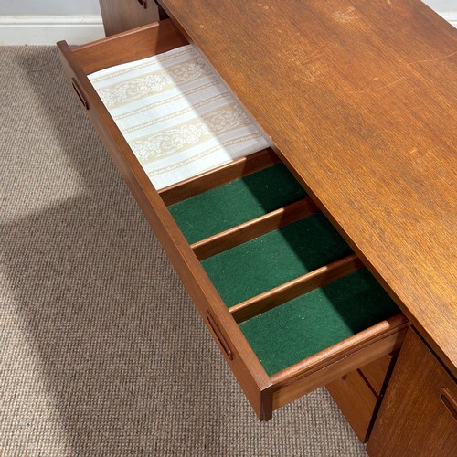 19 - Nathan Furniture; a mid-20th century retro teak Sideboard, circa 1960s, W 184 cm x H 76 cm x D 45 cm... 