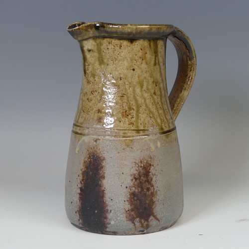 John Leach for Muchelney pottery Jug, decorated in running ash and