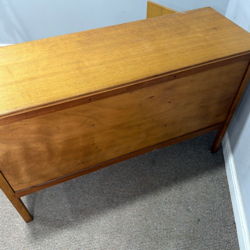 13 - A mid-20th century Cotswold School light oak Sideboard, by Heals of London, the central drop of four... 