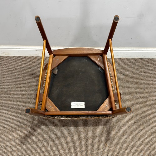 25 - A mid-20th century teak Mcintosh extending 'T2' dining Table and six Chairs, (Table) W 160 cm / 234c... 