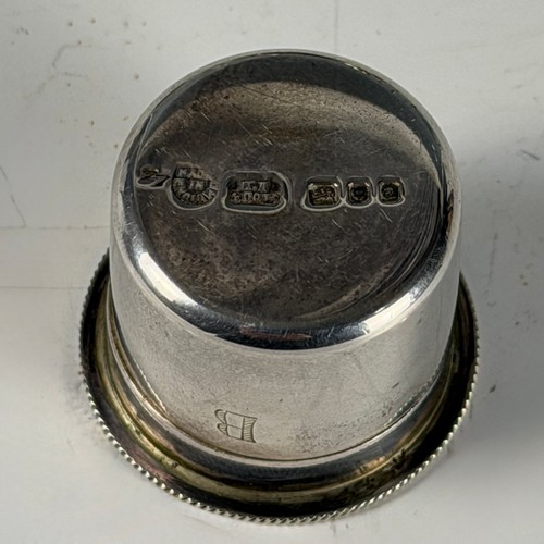23 - A cased Victorian silver three piece Travelling Communion Set, by Henry Wilkinson & Co., hallmar... 