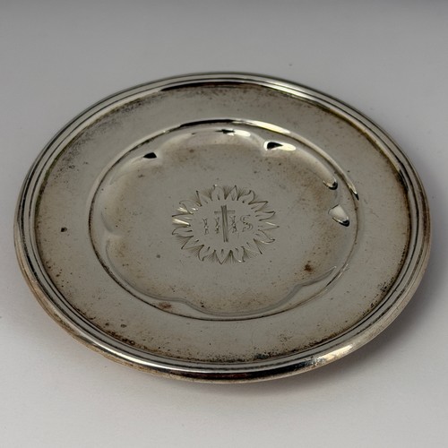 23 - A cased Victorian silver three piece Travelling Communion Set, by Henry Wilkinson & Co., hallmar... 