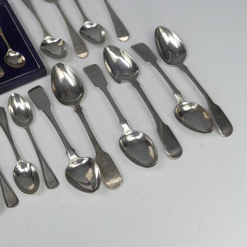 44 - A cased set of six George V silver Teaspoons, by James Dixon & Sons Ltd., hallmarked Sheffield, ... 