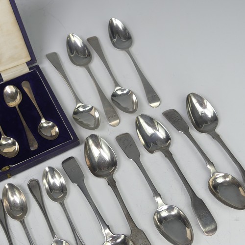44 - A cased set of six George V silver Teaspoons, by James Dixon & Sons Ltd., hallmarked Sheffield, ... 