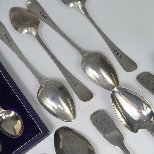 44 - A cased set of six George V silver Teaspoons, by James Dixon & Sons Ltd., hallmarked Sheffield, ... 