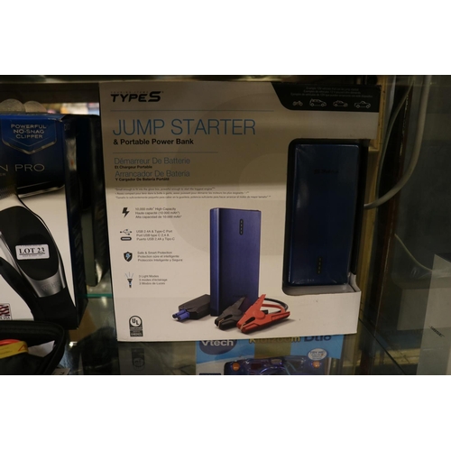 21 - BOXED TYPE S JUMP STARTER AND PORTABLE POWER BANKS