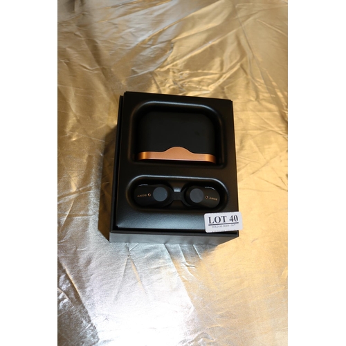 40 - BOXED PAIR OF SONY WF1000XM3 NOISE CANCELLING WIRELESS EAR PHONES