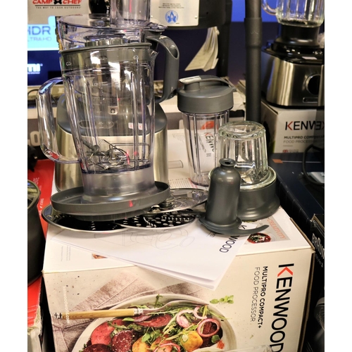 139 - BOXED KENWOOD MULTI PRO COMPACT FOOD PROCESSOR WITH ACCESORIES AND WEIGHING BASE