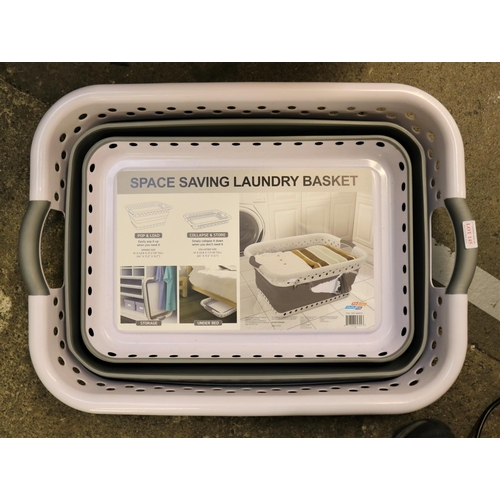 145 - SPACE SAVING LAUNDRY BASKET