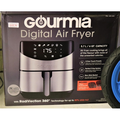 96 - GOURMIA DIGITAL AIR FRYER 5.7L/6QT. BOXED