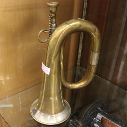 336 - A GERMAN BOHLAND AND FUCHS BUGLE