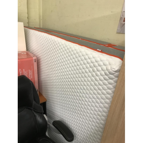 192 - DORMEO OCTASMART HYBRID MATTRESS  - 200CM LONG X 150CM WIDE  X 22CM DEPTH (VERY SLIGHT SHOP SOILING ... 