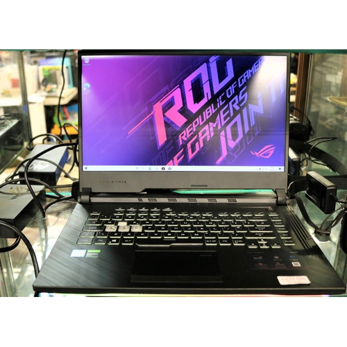 55 - ASUS ROG 15.6 GAMING LAPTOP COMPUTER - I5-9300H,GTX,1660TI,16GB (W KEY IS MISSING, D AND F KEY WOBBL... 