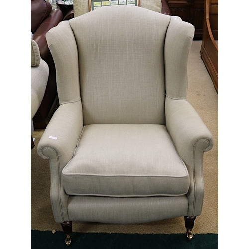 238 - LAURA ASHLEY WING BACK ARMCHAIR RS SOUTHWOLD - EDWIN SABLE