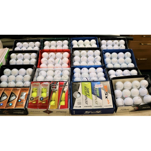 142 - APPROX. 192 GOLF BALLS (LAKE BALLS) INCL 36X TAYLORMDE, 36 CALLAWAY, 48X SRIXON, 12X KIRKLAND AND 12... 