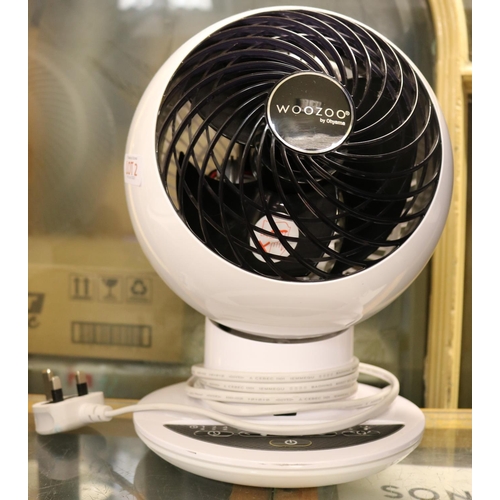 2 - WOOZOO OSCILLATING CIRCULATOR FAN WITH R/C