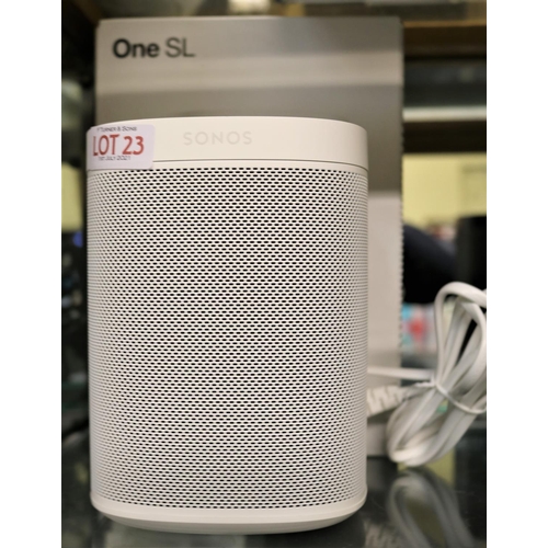 23 - BOXED SONOS 1SL SMART SPEAKER