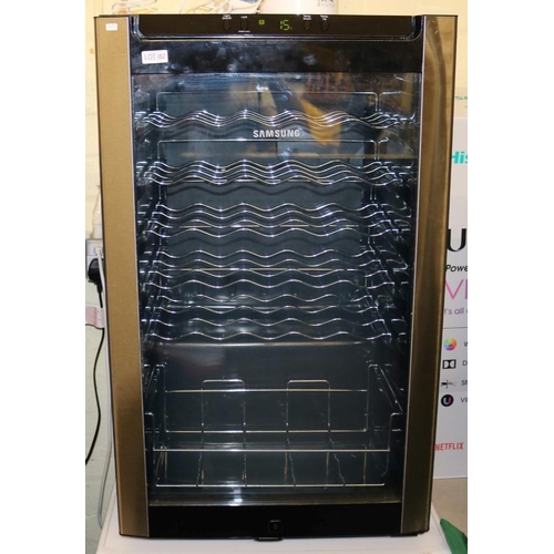 182 - SAMSUNG DUAL ZONE WINE TEMPERATURE CONTROLLED CABINET