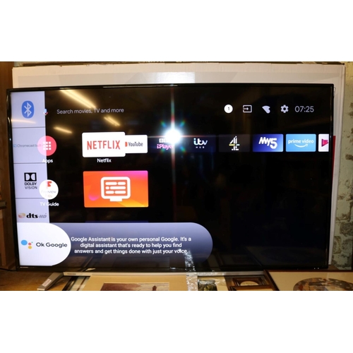 226 - TOSHIBA 55'' ANDROID 4K UHD SMART TV MODEL- 55UA2B63 WITH BOX AND R/C