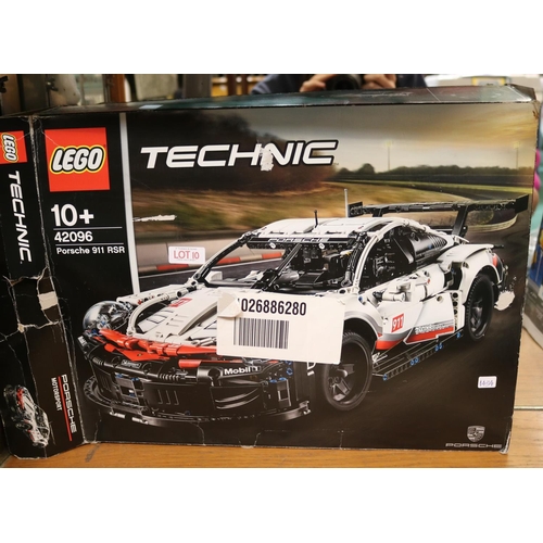 10 - BOXED LEGO TECHNIC PORSCHE 911 RSR