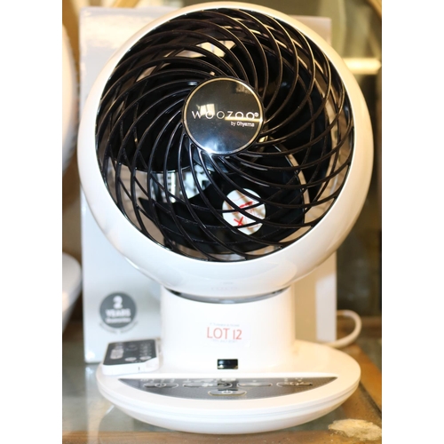 12 - BOXED WOOZOO TABLE TOP FAN WITH R/C