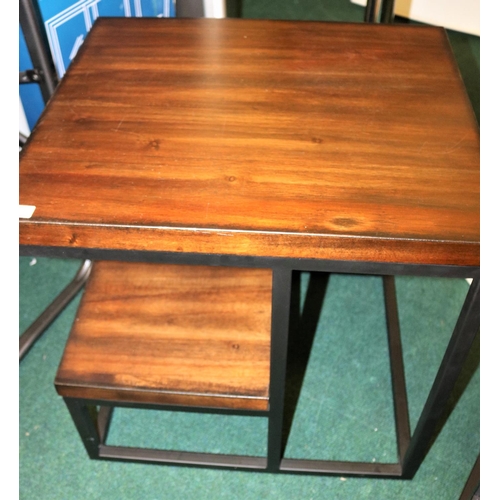 205 - TWO TIER TRESANTI BUNCHING TABLE IN WALNUT